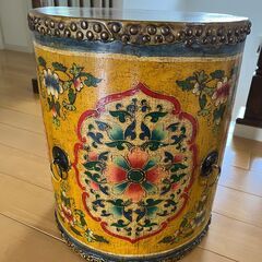 中国製のアンティーク太鼓の画像