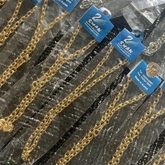 ネックレスパーツ　2360cm以上分チェーン　大量　の画像