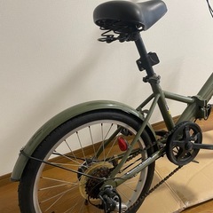 折りたたみ自転車 20インチ 6段変速の画像