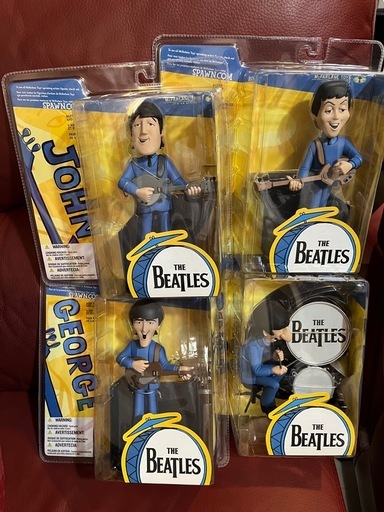 マクファーレントイズ　 ビートルズ　Beatles フィギュア　全4種セット