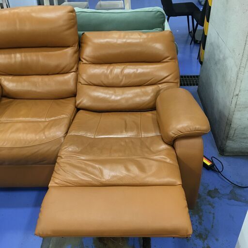 ★リユースのサカイ横浜南店★YM1482 NITORI 電動ソファ ブラウン W154×D83×H95 クリーニング済み