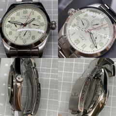 P384　可動 美品[テクノス]TECHNOS 腕時計 マルチファンクション T1544SC メンズウォッチ ラウンド アナログの画像