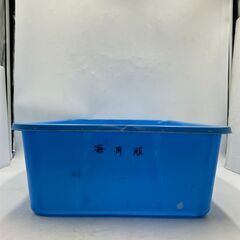 【現状品】青いかご かご 大きいかご ブルー 箱 入れ物 ボックス 1点の画像