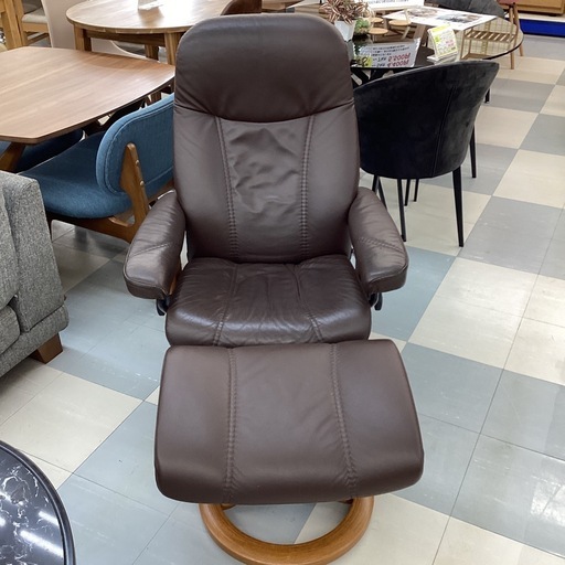 ?春日市?1Pリクライニングソファ?1人用?EKORNES?リクライニング?ソファ?オシャレ?定価180,000円?No1944