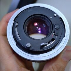 優良品　初期銀枠　canon FD 50mm F1.8　分解清掃済みの画像
