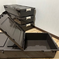 【4個セット】ベッド下収納の画像