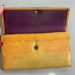 ルイヴィトン　エピ　長財布　黄色の画像