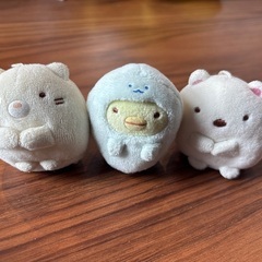 すみっこぐらし　ゴム紐付き　マスコット　ぬいぐるみの画像