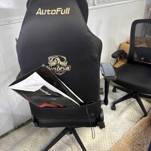 新品 AutoFull(オートフル) M6 ゲーミングチェア 通風と加熱座面 360°アームレスト 幅広座面 オットマン付 椅子「AUTO」可動式ランバーサポート 160°リクライニング 通気性PUレザー ソファー座り心地 人間工学の王道 おしゃれ ブラック