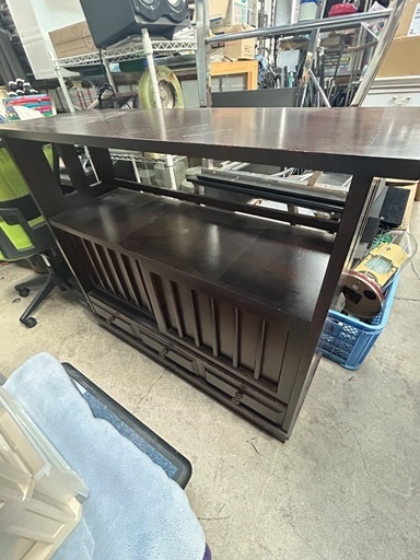 北海道民芸家具　サイドボード　飾り棚