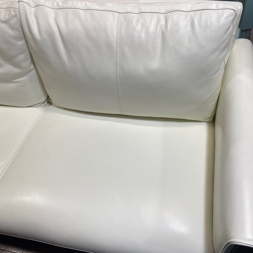 10/18値下げしました！?人気?大塚家具 3Pソファ ホワイト シンプル No.2554 NH