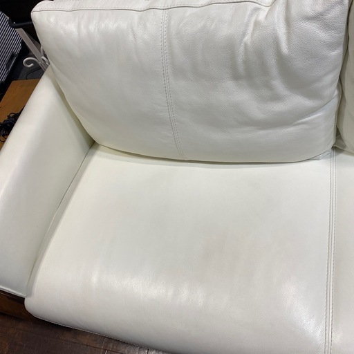 10/18値下げしました！?人気?大塚家具 3Pソファ ホワイト シンプル No.2554 NH