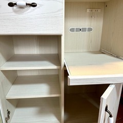キッチンカウンター🥞レンジ台🌷キャビネット キッチン収納の画像