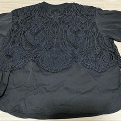 美品　コットンレース付き　Tシャツの画像