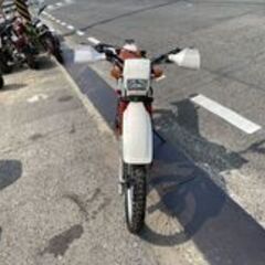 福山市　瀬戸町　ヤマハ セロー225 1KH 実動 書類付 吹け上がり良好 スーパートラップマフラー付き 通勤 通学 林道 エンデューロ カスタムベースにもの画像