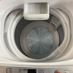 👚高年式👚2024年製 AQUA 7kg洗濯機 AQW-H74 ホワイト 槽洗浄 便利 No.7262 NHの画像