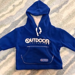 【新品．未使用】2枚セットoutdoor アウトドア子供服80サイズパーカーの画像