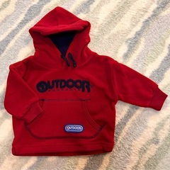 【新品．未使用】2枚セットoutdoor アウトドア子供服80サイズパーカーの画像