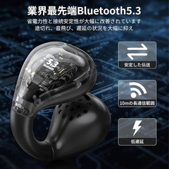 新品　未開封　Monster Open Ear 101 ワイヤレスイヤホン　骨伝導イヤホン　Bluetooth5.3 イヤホン　
①の画像