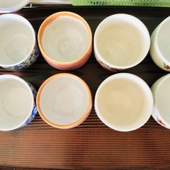 飲食店の湯呑みに　湯呑み茶碗44個おまとめセット　柄混同の画像