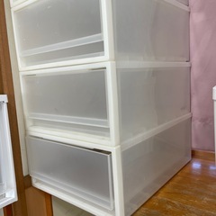 収納ケース 無印良品 クリアケース 書類の画像