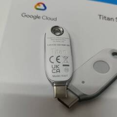 【美品】Google Cloud Titan Security Key/K40T/セキュリティーキー/USB-Cの画像