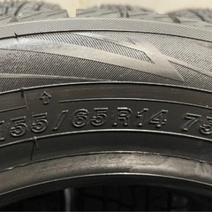 新品タイヤ　ヨコハマ　155/65R14 4本の画像
