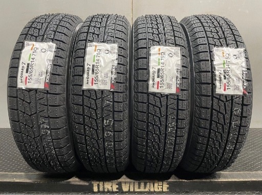 大特価　新品スタッドレスタイヤ　ヨコハマ　155/65R14 4本