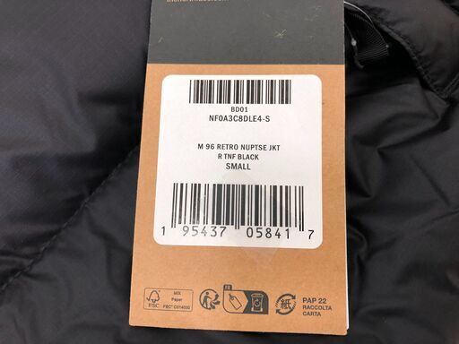 AG）ザノースフェイス M96 RETRO NUPTSE ダウンジャケット S