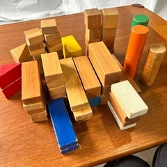 木製　積木の画像