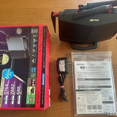 BUFFALO Wi-Fiルータ（WRX9300BE6P）+Wi/Fi中継機（WEX-5400AX6/D）の画像