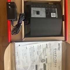 BUFFALO Wi-Fiルータ（WRX9300BE6P）+Wi/Fi中継機（WEX-5400AX6/D）の画像