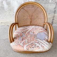 籐　座椅子　和風の画像