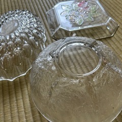 ガラス皿　ジャンクの画像