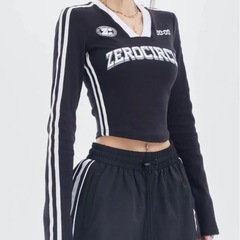 ZEROCIRCUS ストライプ 長袖Tシャツの画像
