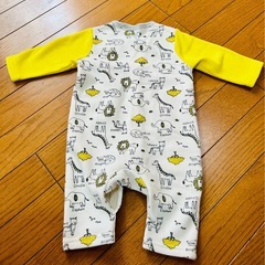 ふわふわ　0歳時　長袖ロンパースの画像