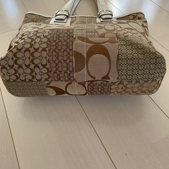 コーチ　シグネチャーパッチワーク　トートバッグの画像