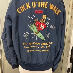 K2510-068 DOG FIGHT COCK O'THE WALK SIZE3 Lサイズ 中古美品の画像