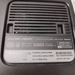 【美品】BUFFALO WSR-1166DHP3-BK/無線LANルーターの画像