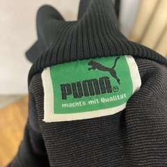 K2510-069 PUMA トラックジャケット ジャージ ブラック サイズ 不明 チャック色はげありの画像