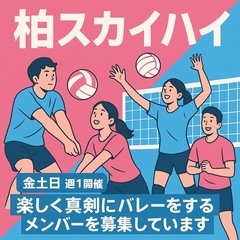 柏 スカイハイ 🏐新チーム設立！✨️