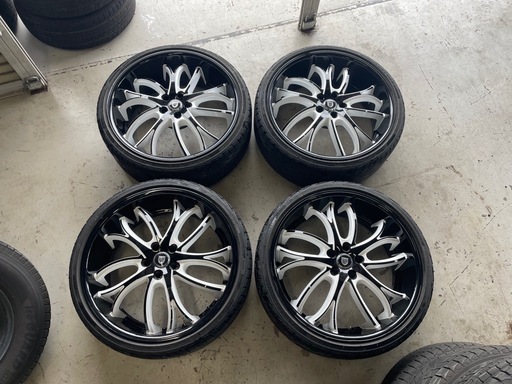 美品 レクザーニ　LEXANI 22インチ　9J ET +15 トライアングル255/30R20  4本セット
