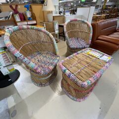 ﾊﾞﾝﾌﾞｰ応接3点ｾｯﾄ(No:1269836)の画像