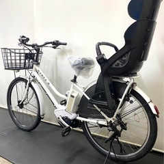 1年保証 送料無料　ブリヂストン　ハイディ2 26インチ　白　電動アシスト自転車 g105の画像