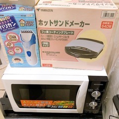 【売約済】家電 まとめ ① レンジ 加湿器 お掃除ロボット アイロン などの画像