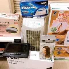 【売約済】家電 まとめ ① レンジ 加湿器 お掃除ロボット アイロン などの画像