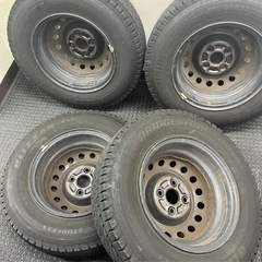 スタッドレスタイヤ　165 R13 ホイール　4本 ブリヂストンの画像