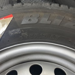 スタッドレスタイヤ　165 R13 ホイール　4本 ブリヂストンの画像