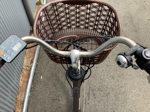 704  パナソニック新機種電動アシスト自転車viviDX26インチブラウン系ボディー