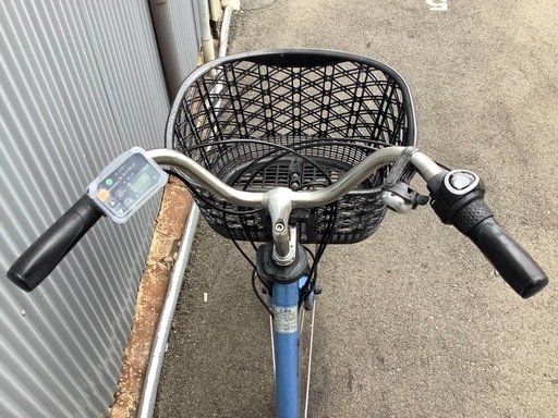 705  パナソニック新機種電動アシスト自転車viviDX26インチブルー系ボディー